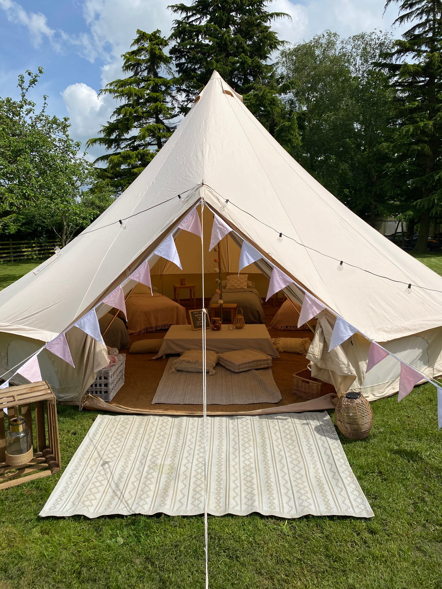 6m Bell Tent Hire