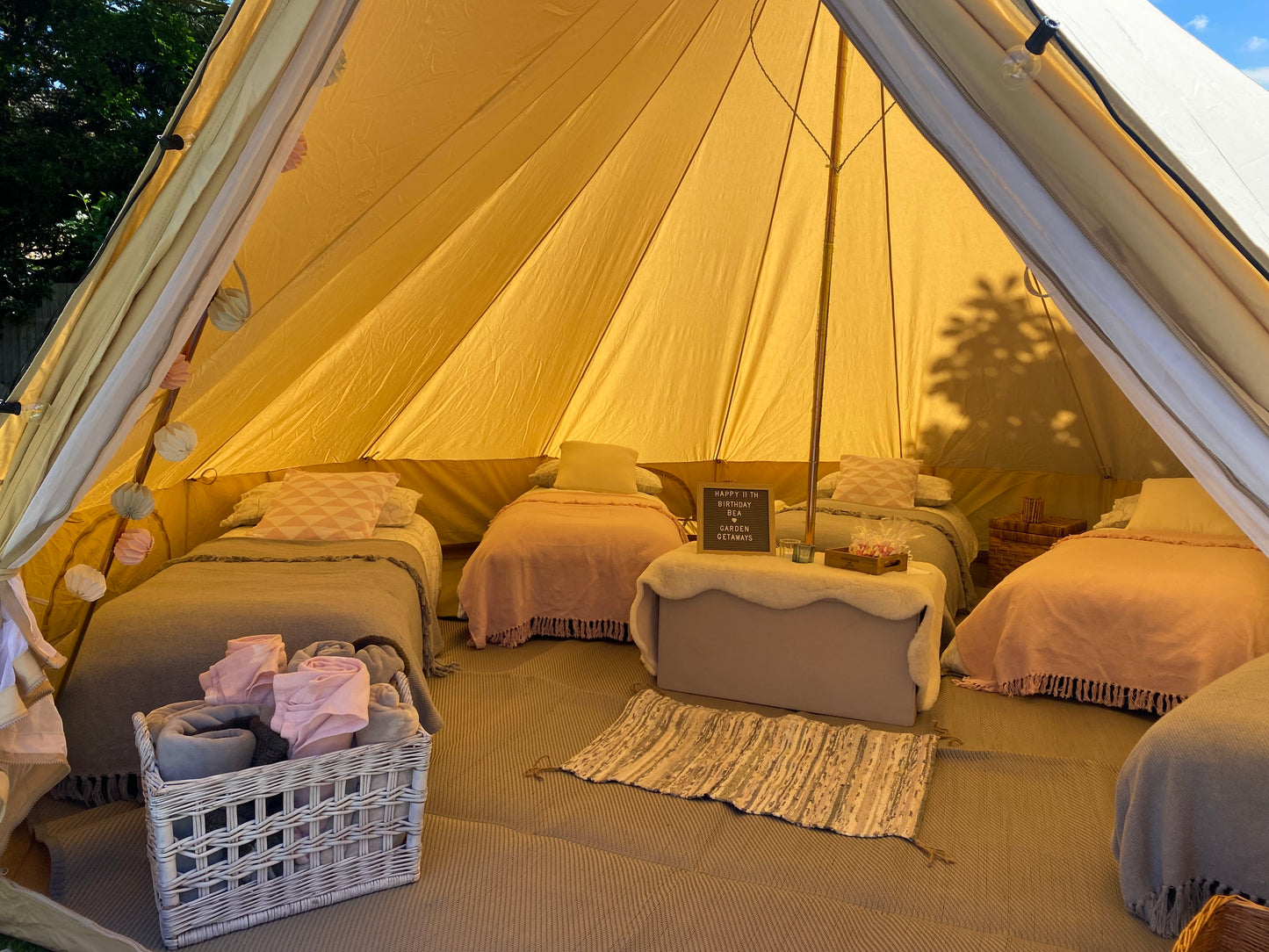 5m Bell Tent Hire