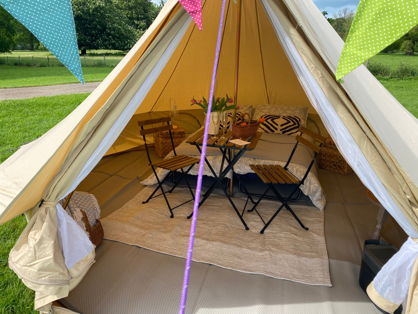 4m Bell tent Hire